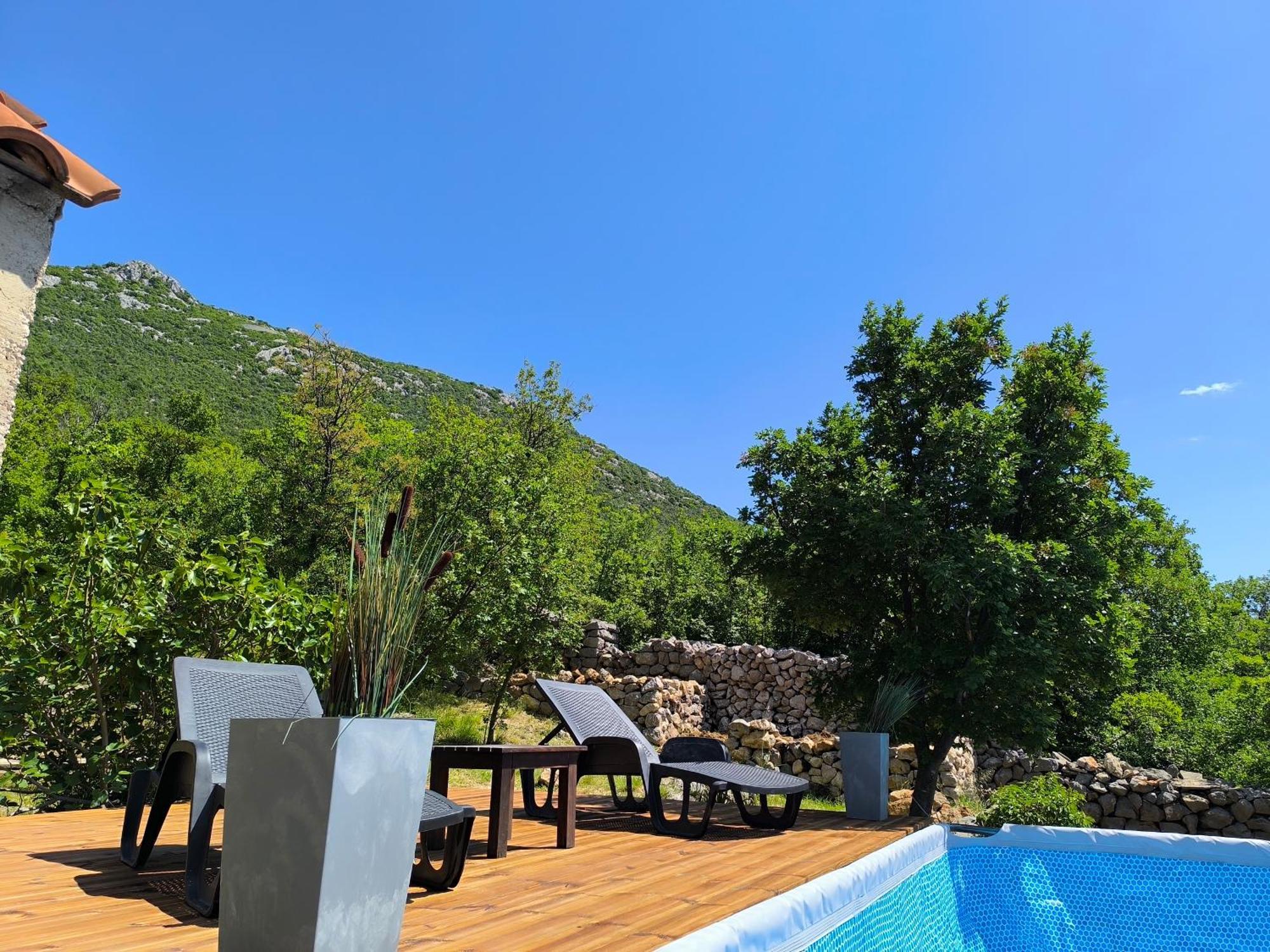 Holiday Home Lucija "" Private House With Pool "" Jablanac Ngoại thất bức ảnh