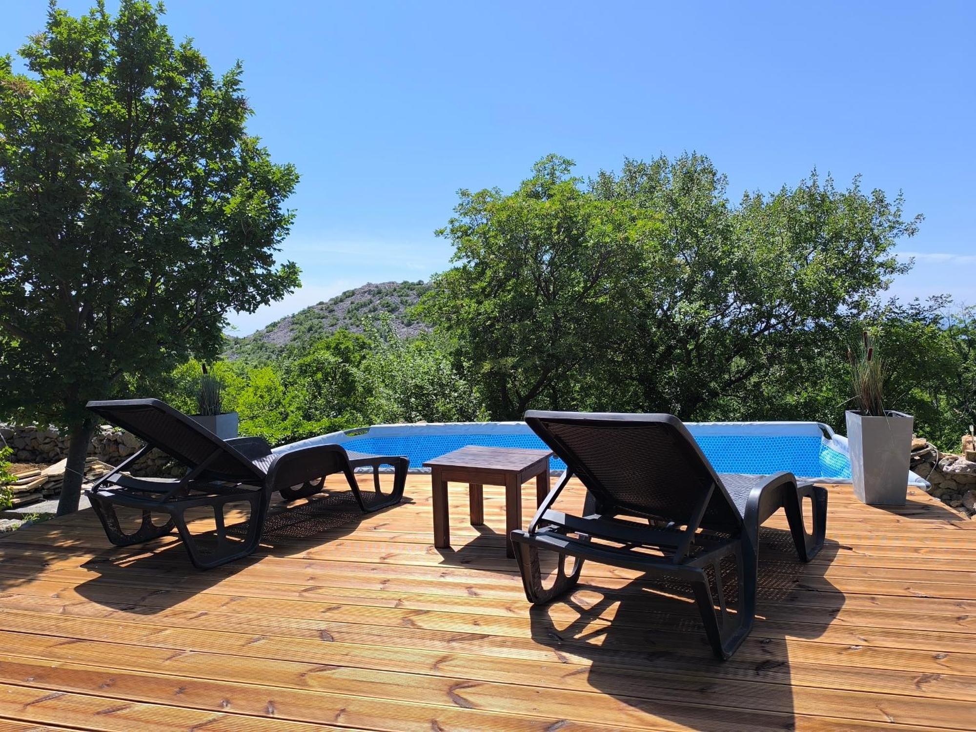 Holiday Home Lucija "" Private House With Pool "" Jablanac Ngoại thất bức ảnh