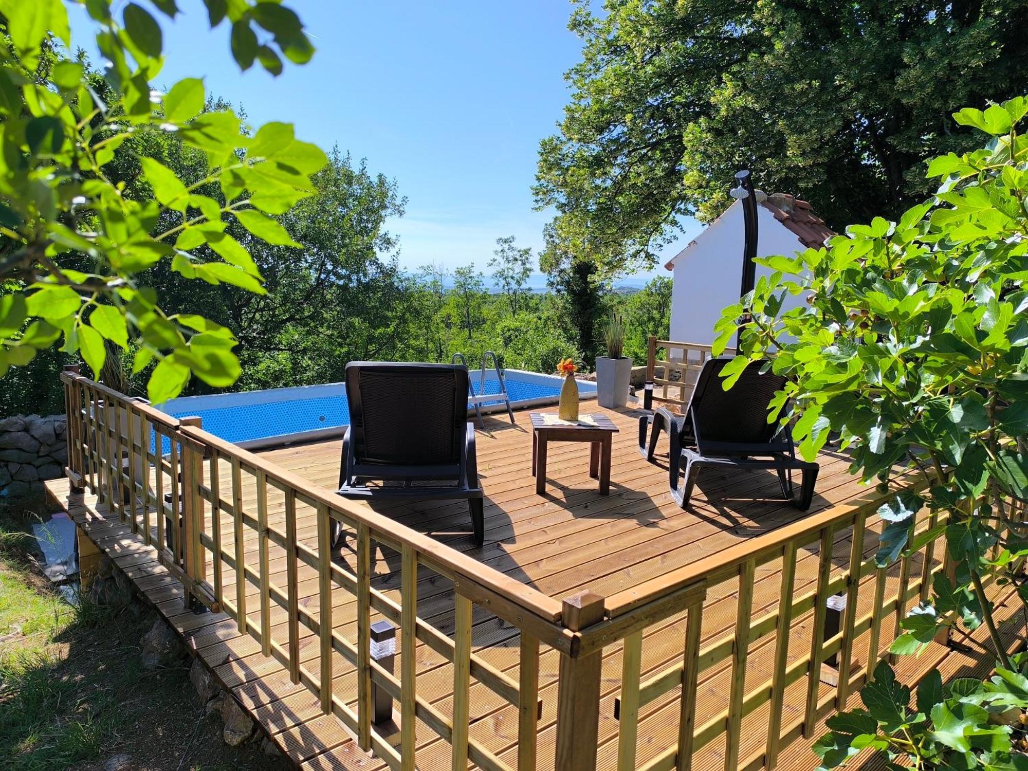 Holiday Home Lucija "" Private House With Pool "" Jablanac Ngoại thất bức ảnh